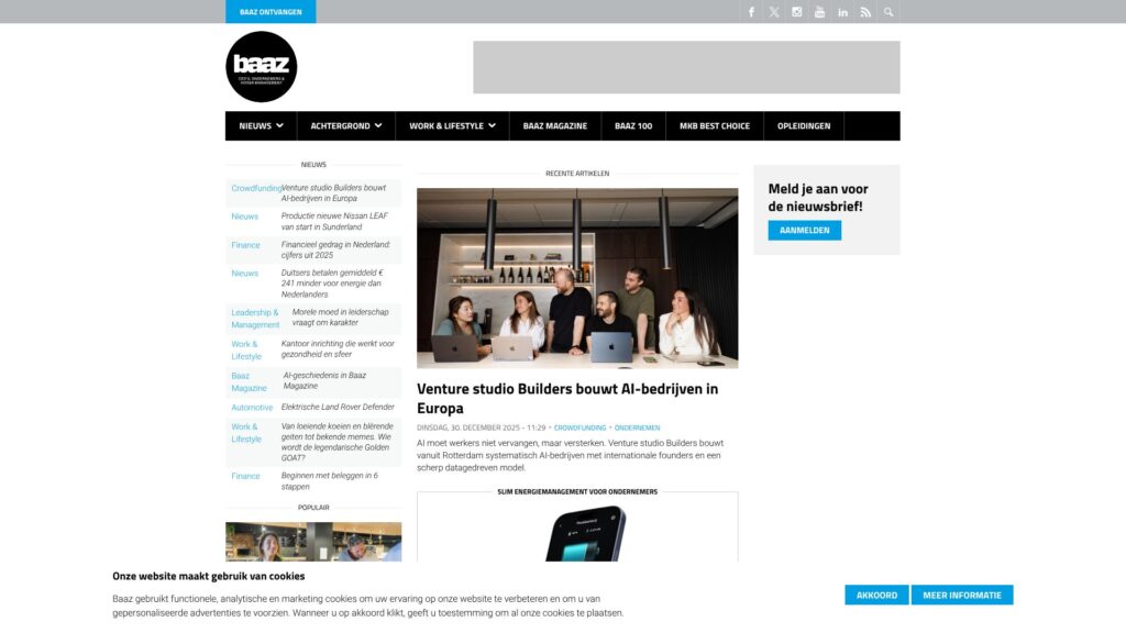 Screenshot of backlink baaz.nl