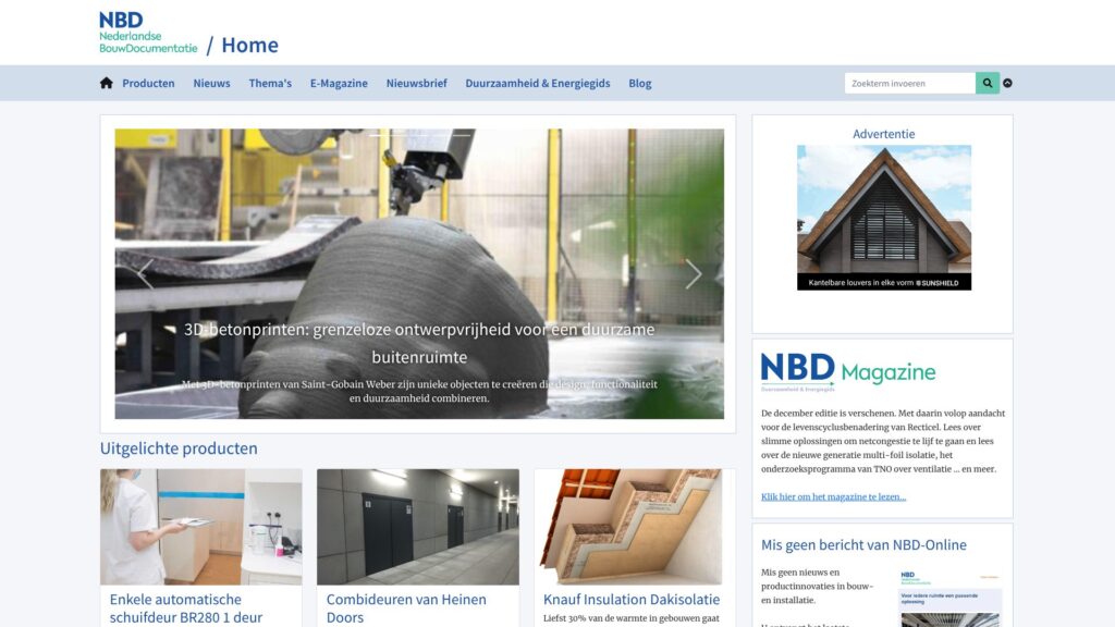 Screenshot of backlink nbd-online.nl