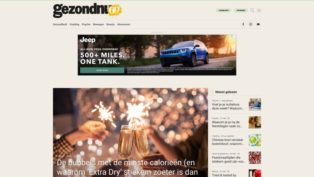 Screenshot of backlink gezondnu.nl