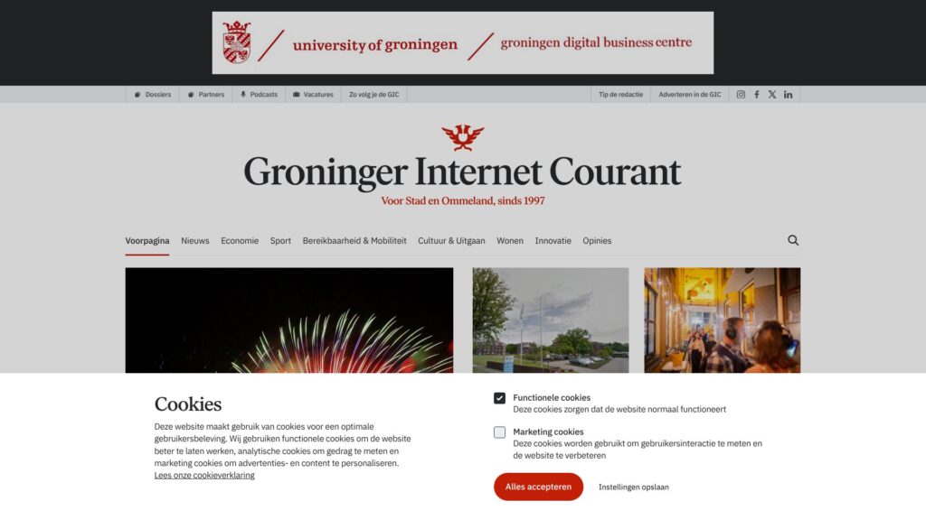 Screenshot of backlink gic.nl