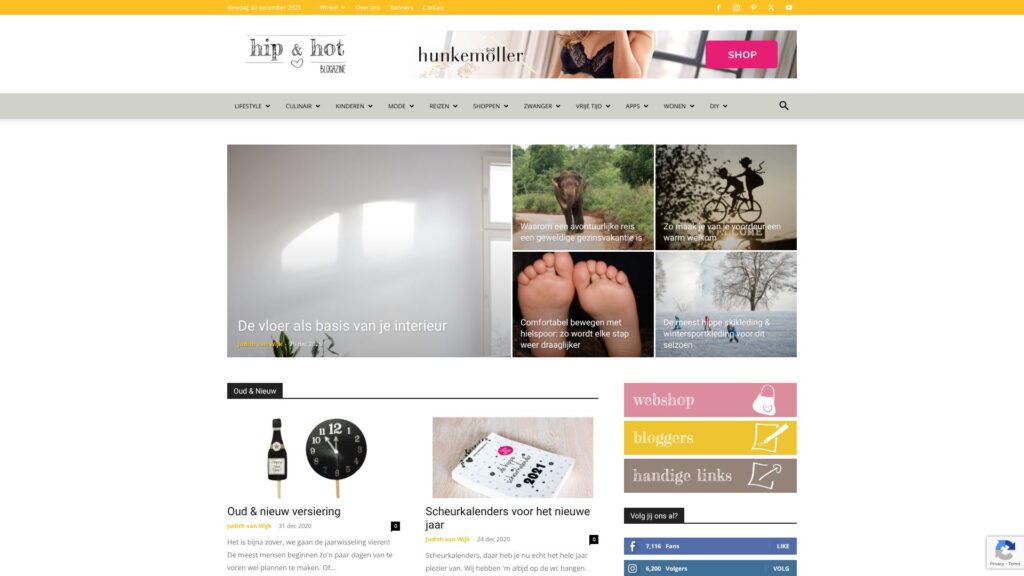 Screenshot of backlink hipenhot.nl