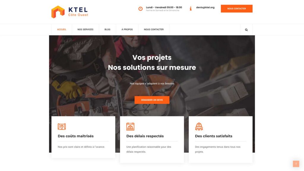 Screenshot of backlink ktel.org