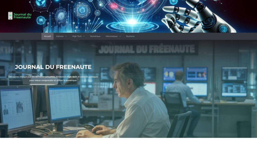 Screenshot of backlink journaldufreenaute.fr