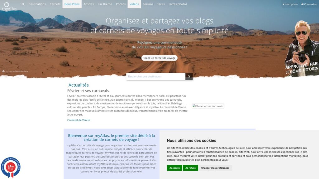 Screenshot of backlink myatlas.com
