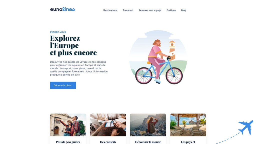 Screenshot of backlink eurolines.fr