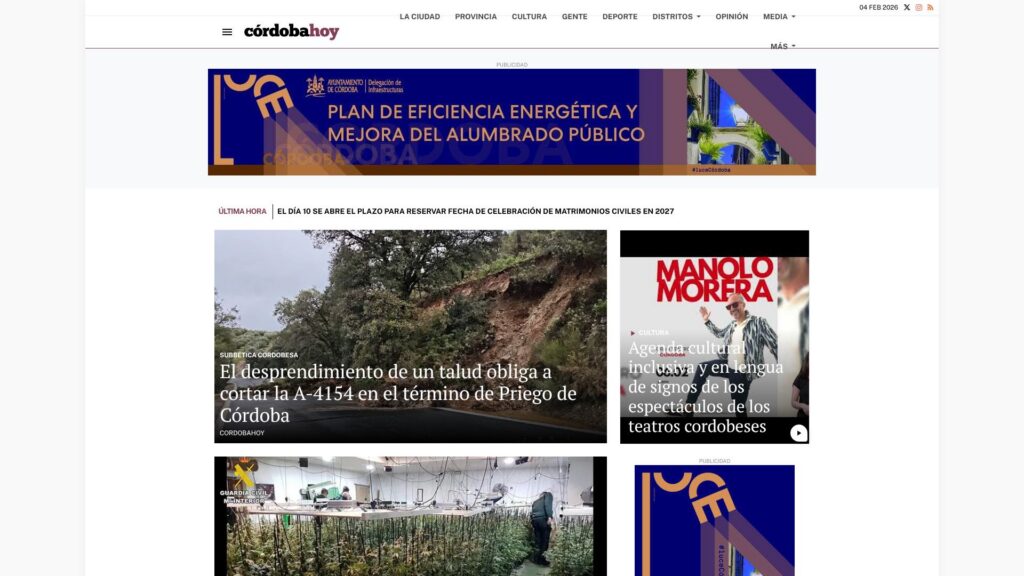 Screenshot of backlink cordobahoy.es