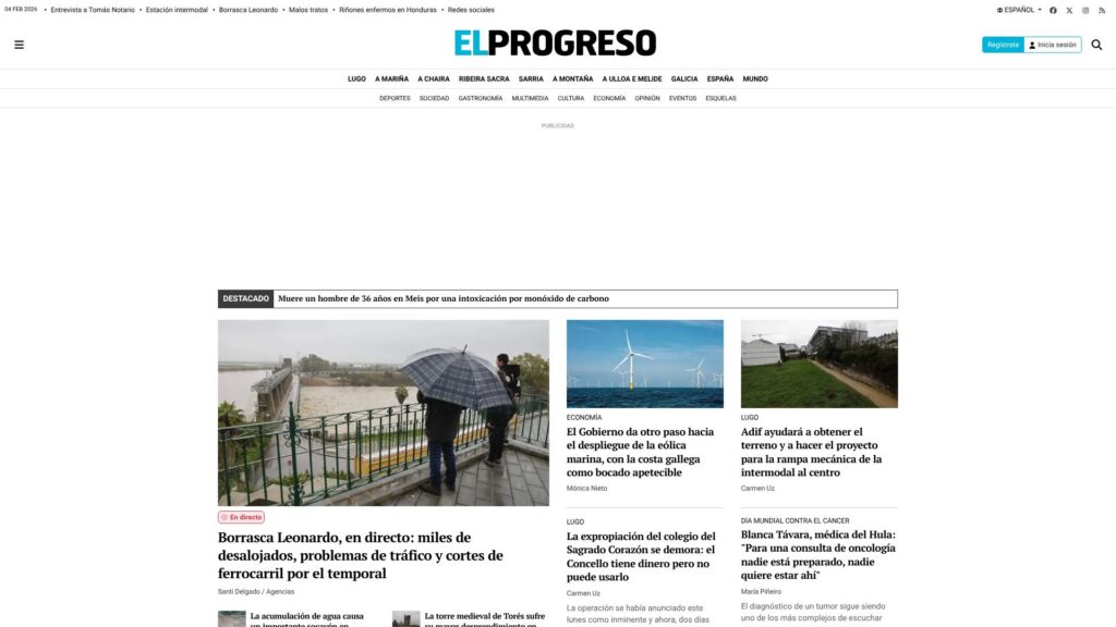 Screenshot of backlink elprogreso.es