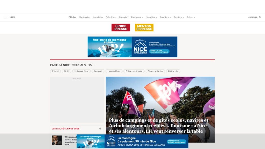 Screenshot of backlink nicepresse.com