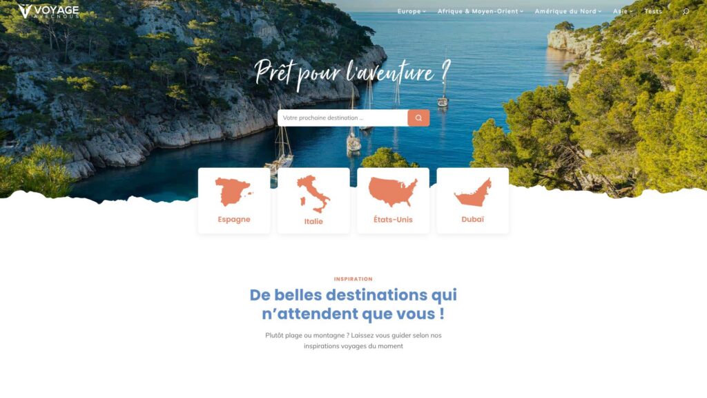 Screenshot of backlink voyageavecnous.fr