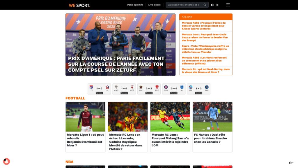 Screenshot of backlink wesportfr.com