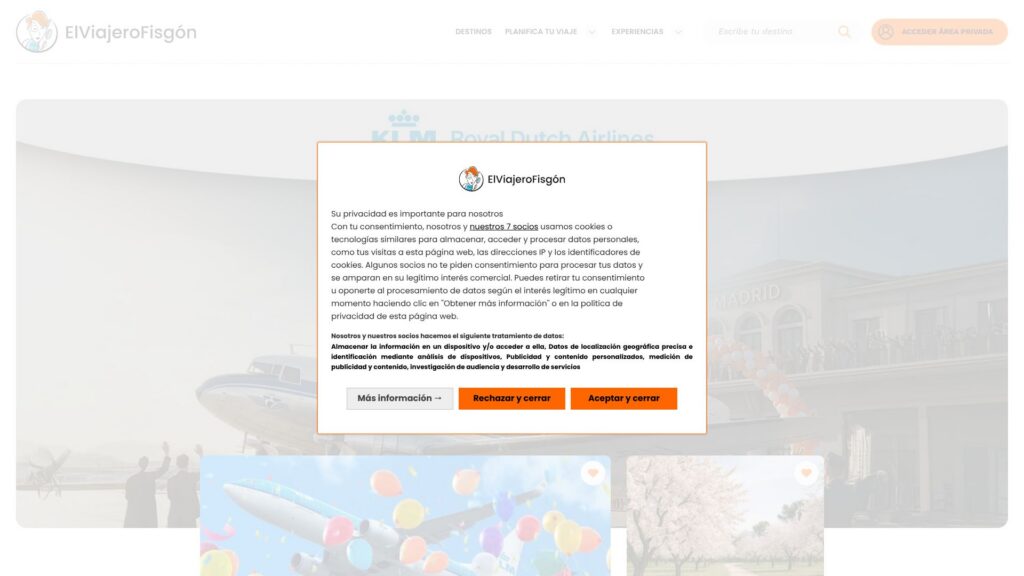 Screenshot of backlink elviajerofisgon.com