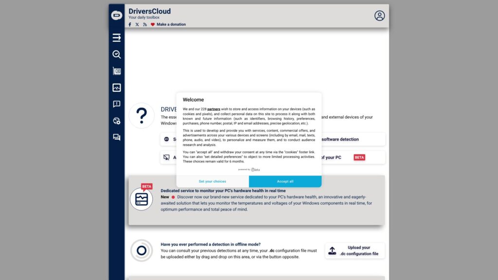 Screenshot of backlink driverscloud.com