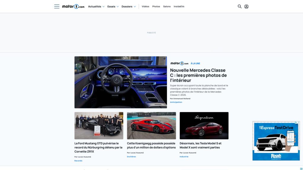 Screenshot of backlink fr.motor1.com