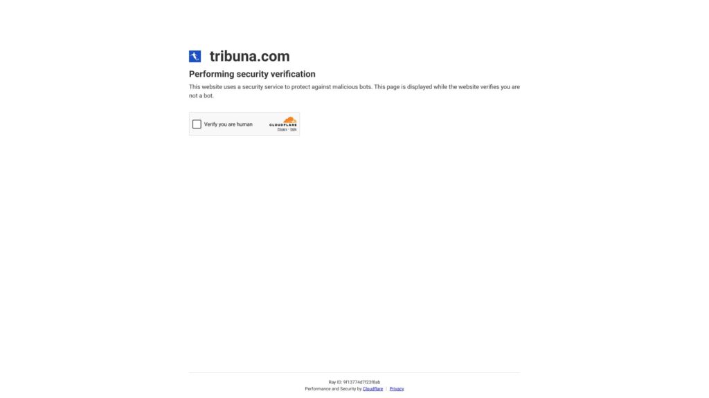 Screenshot of backlink tribuna.com